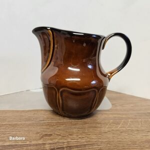 Vintage Polish Handmade Ceramic Milk/Water Pitcher